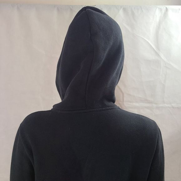 The North Face Women's (M) Black & Hot Pink Embroidered Logo Full Zip Hoodie - Picture 8 of 13